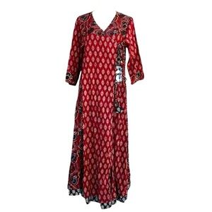 APRIL CORNELL Boho-chic maxi dress with a 70s vibe, Women’s Size Large
